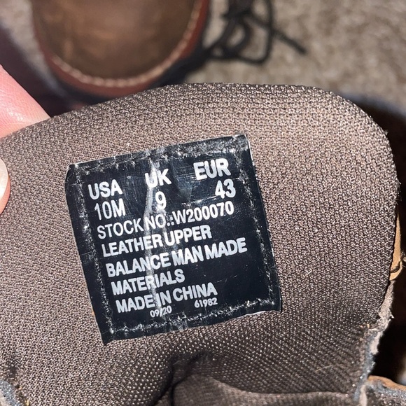 Wolverine Logger 8" Carbonmax W201187 Mens Brown Wide Leather Work Boots size 10 - Picture 6 of 6